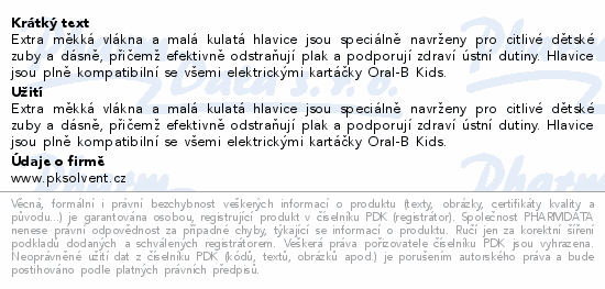 Oral-B Lion King Pro Kids3+ kartáčkové hlavice 8ks