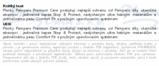 Pampers Premium Care 6 plenky 13-18kg 128ks