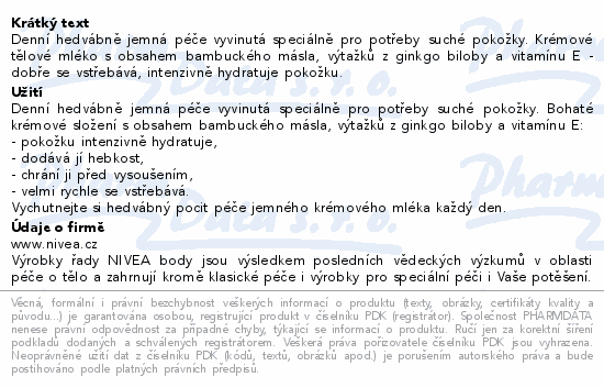 NIVEA Smooth Sensation tělové mléko 250ml 88130
