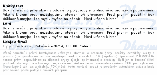 HiPP Box na svačinu růžový