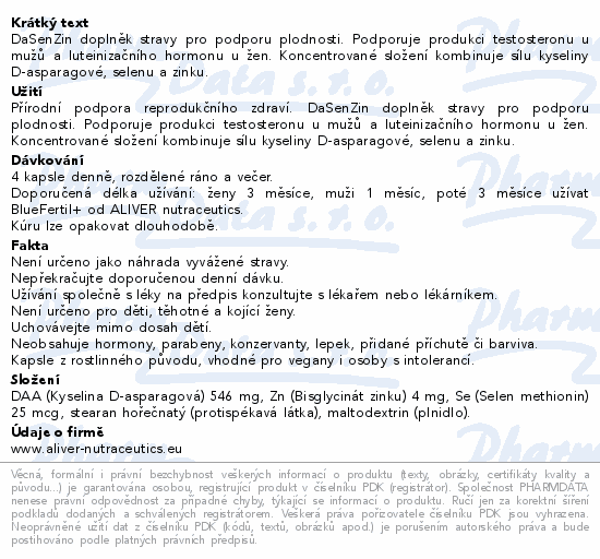 ALIVER DaSenZin cps.120