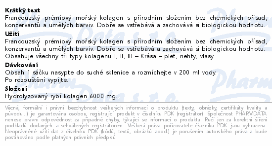 ZEEN by Roal Collagen pure 6000mg 30sáčků