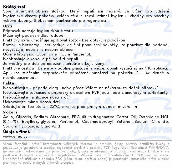 Neocide spray Plus do kapsy 15x10ml ENEO