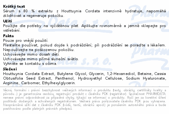 ANUA Heartleaf 80+Panthen.Moist.Sooth.Ampoule 30ml