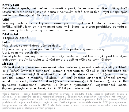 Bloom Robbins De-Stress&Relax cps.60