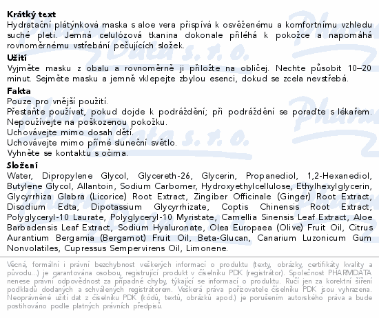 MISSHA Airy Fit Sheet Mask Aloe 19g