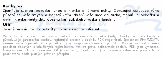 WELEDA Citrusový krém na ruce a nehty 50ml