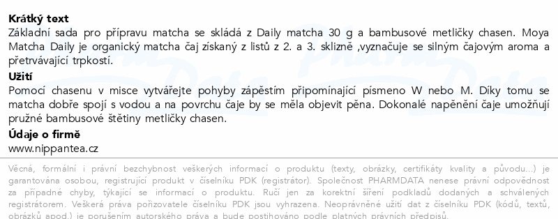 MOYA Matcha Daily a Chasen set
