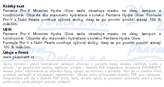 Pantene Hydra Xmas dárková sada