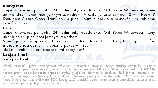 H&S Old Spice Gaming Legend Xmas dárková sada