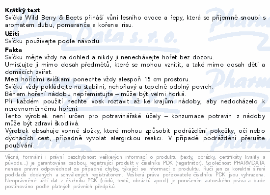 WoodWick Wild Berry&Beets vonná svíčka 275g