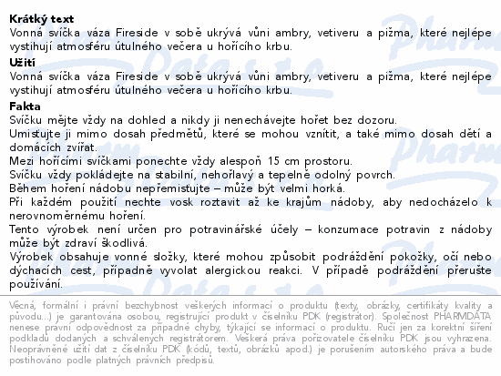 WoodWick Fireside vonná svíčka 275g