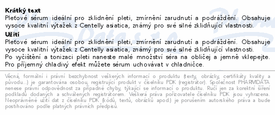 Madagascar Centella pleťové sérum 30ml