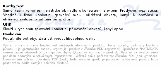 FIXAtape STRETCH samofix.obina.7.5x450cm červená