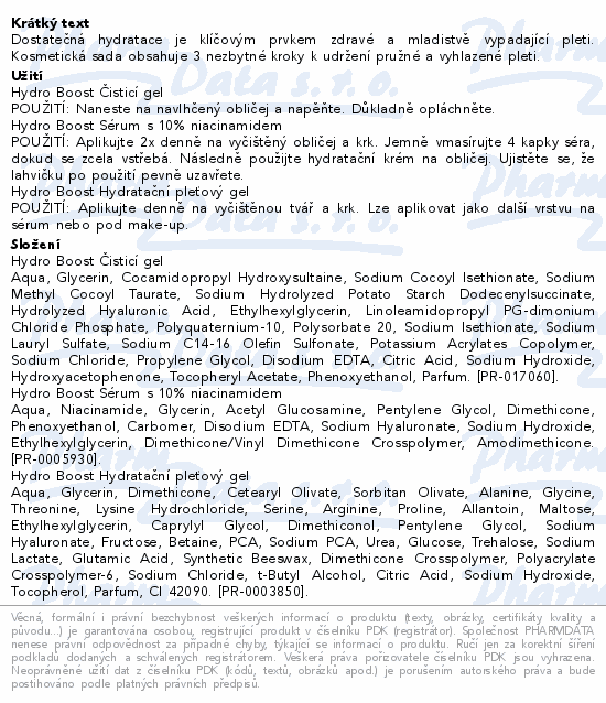 Neutrogena Hydro Boost dárková sada