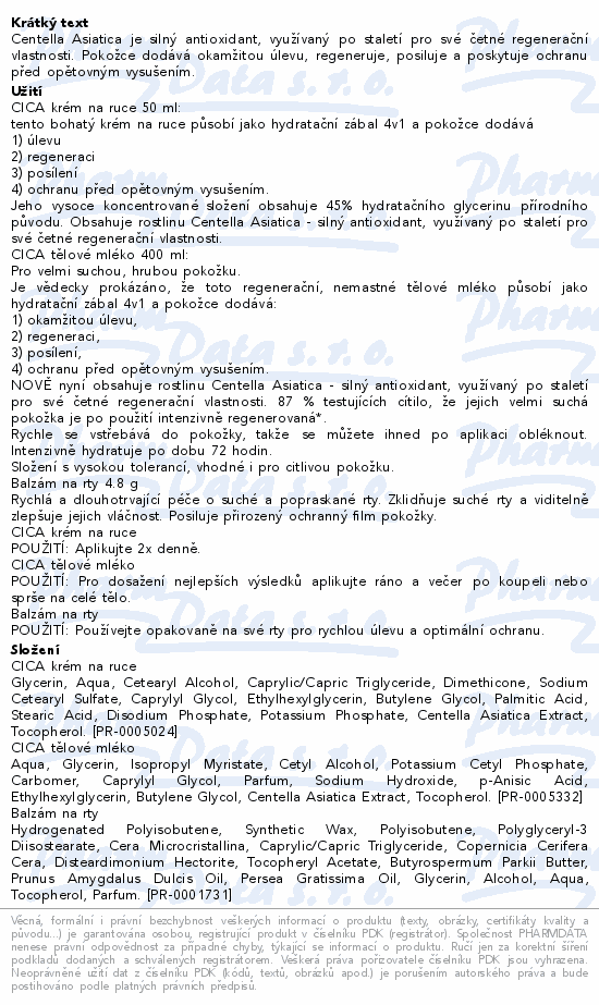 Neutrogena Intense repair cica care dárková sada