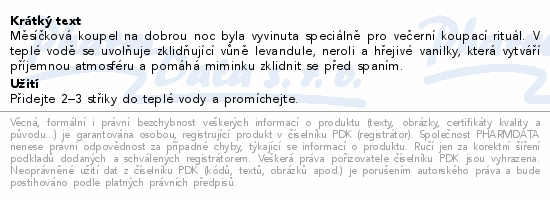 WELEDA baby Měsíčková koupel na dobrou noc 200ml