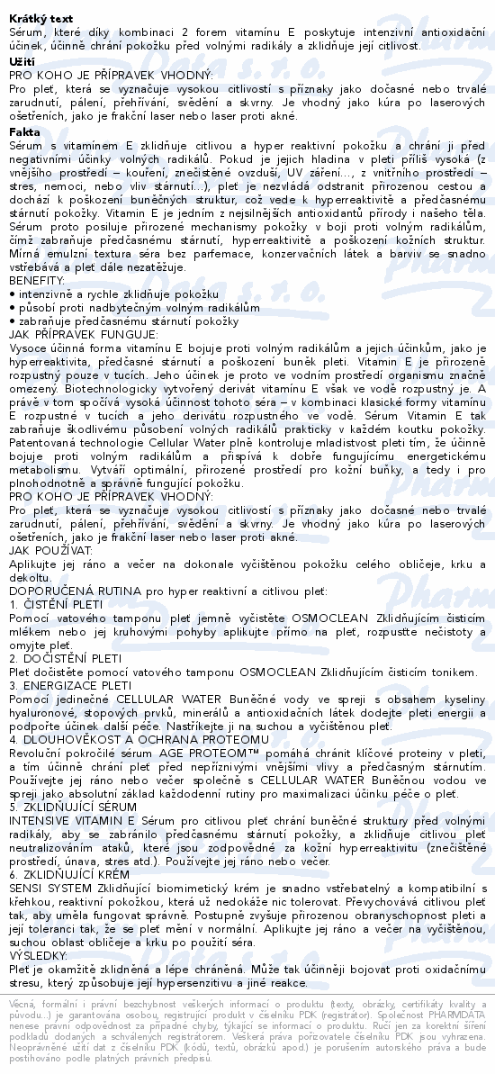 ESTHEDERM Intensive Vitamine E sérum 30ml