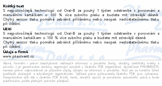 Oral-B iO Series 3 Black elektr.kart.+c.poudr.Xmas