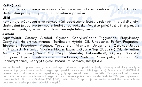 Rituals The Ritual of Jing Relax tělový krém 220ml