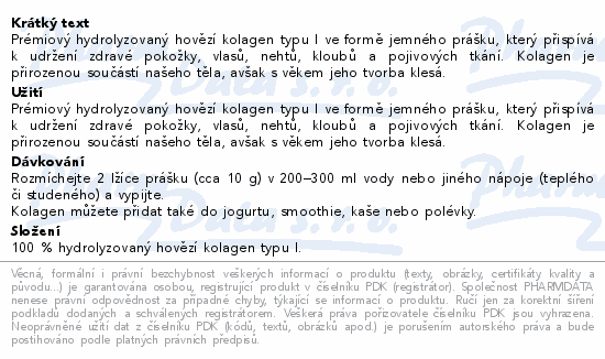 Allnature Collagen Peptides 300g