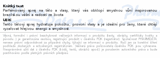 Sol de Janeiro Cheirosa 62 tělový sprej 240ml