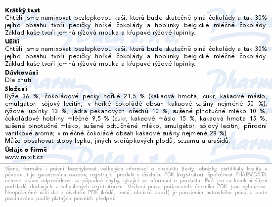 Mixit Kaše Čokoládová s pekany 520g