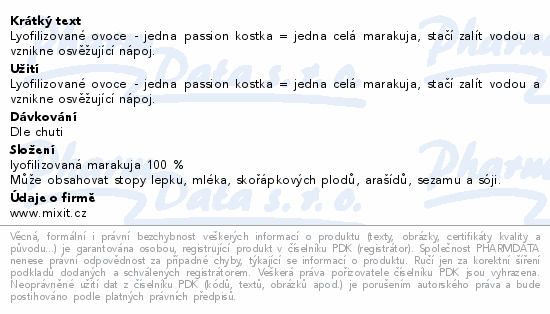 Mixit Fruit Bomb Passion 42g