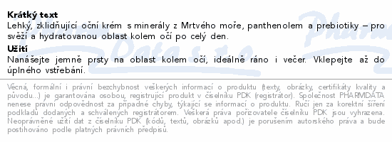 Salt House Oční krém s kyselinou hyaluronovou 15ml