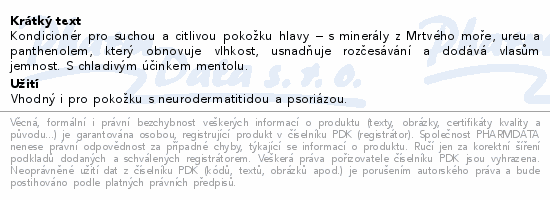 Salt House Kondicionér pro suchou pokožku 200ml