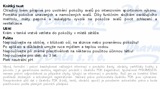 Emspoma Pro chladivý krém 100ml