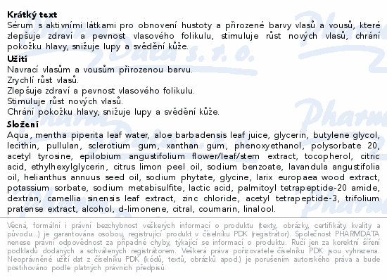 KRALUX sérum na vlasy a vousy 50ml