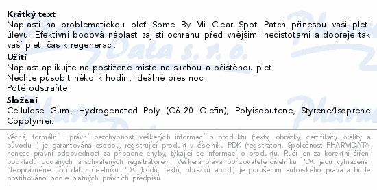 Some By Mi Clear Spot Patch 18ks