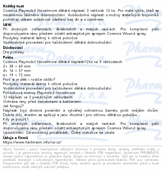 Cosmos Playmobil Novelmore děts.nápl.12ks