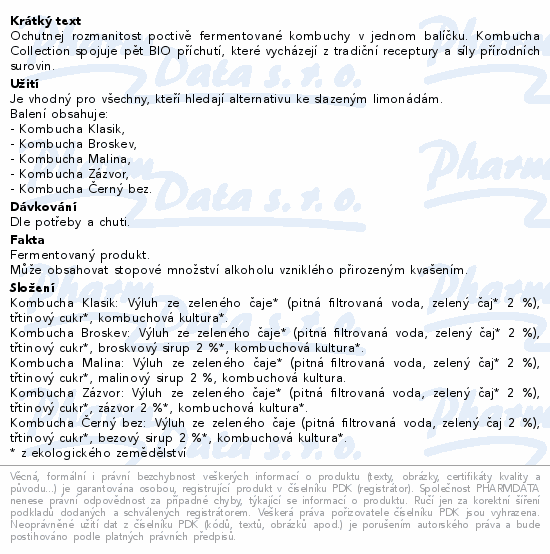 Allnature Kombucha Collection 5x330ml