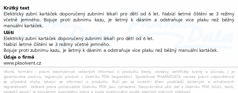 Oral-B iO Kids 6+ Stich el.kartáček+cest.pouzdro