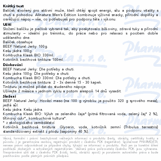 Allnature Mens Edition