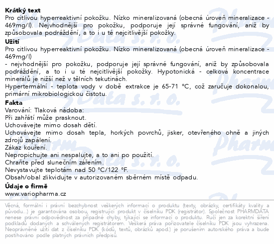 DERMEDIC Eau Thermale termální voda ve spreji 50ml