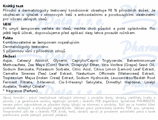 ATTITUDE Kondicionér rozjasňující 240ml