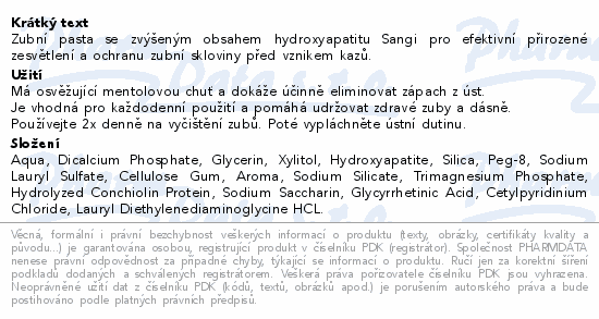 Apagard Premio nano zubní pasta 100g