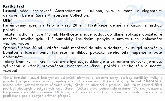 Rituals Dutch Tulip&Yuzu amsterdam collection