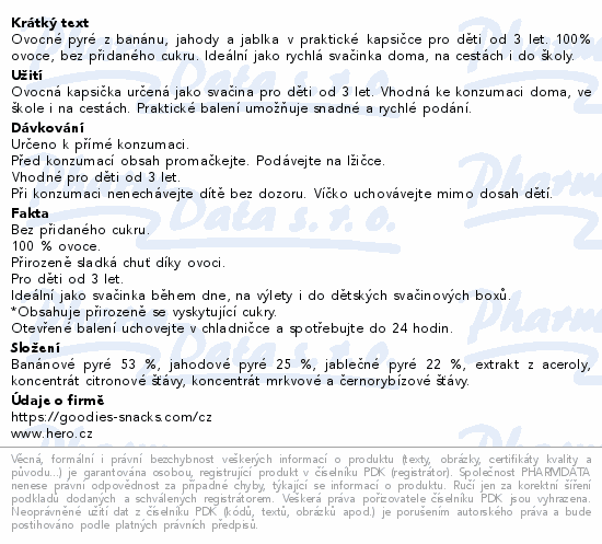 Goodies Bluey ovocná kapsička ban.jaho.jabl.100g