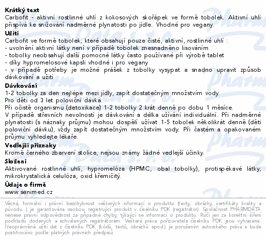 Carbofit ANIXI tob.20