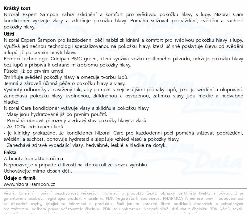 Nizoral Expert 200ml + Nizoral Care 200ml