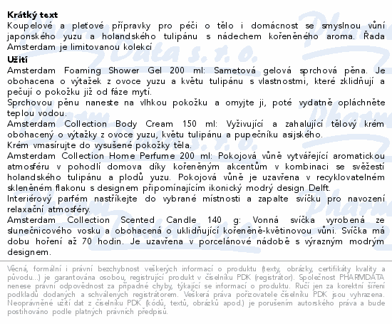 Rituals Dutch Tulip&Yuzu amsterdam collection