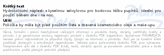 Wild Stripes Anti-Pimple Patches+Salicyl.Acid 24ks