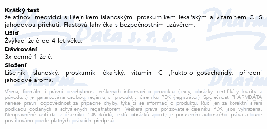 Junior-angin imuno-medvídci 30ks