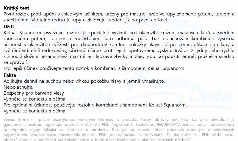 DUCRAY Kelual Squanorm roztok proti lupům 190ml
