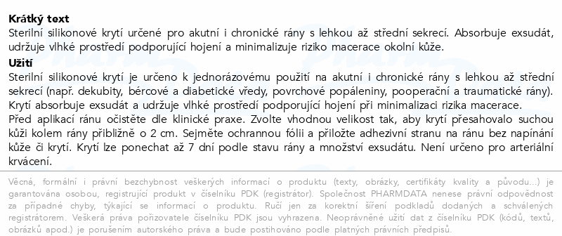 Clevecare Cleveflex Plus silik.krytí 10x10cm 10ks