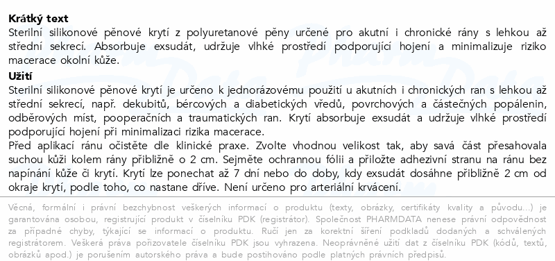 Clevecare Clevesil Border sil.kr.12.5x12.5cm 10ks